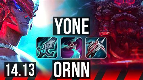 Yone Vs Ornn Top Quadra 8 Solo Kills 600 Games Vn Challenger