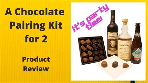 Chocolate And Wine Pairing Adventure For 2 Review The Chocolate Therapist Youtube