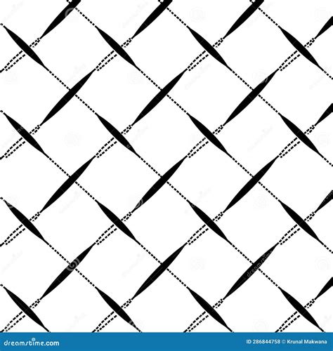 Vector Seamless Strip Pattern Design And Backgrounds Black And White