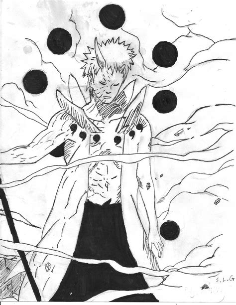 Obito Uchiha 10 Tails form by Sketchinsmid on DeviantArt