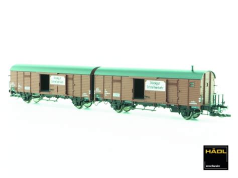 Modellbahnshop Remscheid 113184 Hädl TT gedeckter Güterwagen Leig