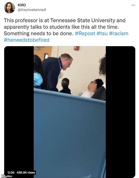 Tennessee State University Fires Professor After Video Emerges Of Him