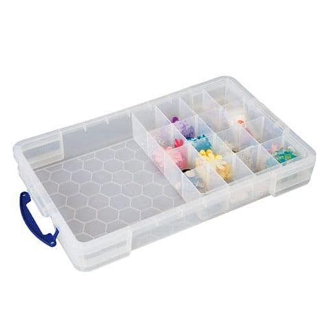 20l Storage Boxes With Dividers Rapid Racking