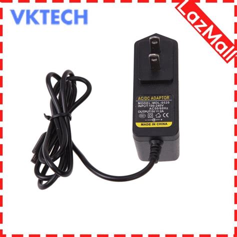 Vktech Us Ac To Dc V A Micro Usb Power Supply Adapter For Windows