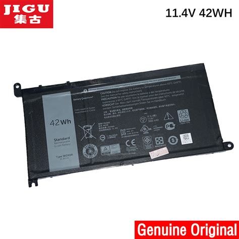 JIGU Original Laptop Battery 3CRH3 WDX0R For DELL 13MF 2505T 15 5538