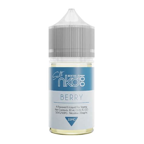NAKED SALT LIQUID 35MG 30ML MENTHOL BERRY Gotham Distro