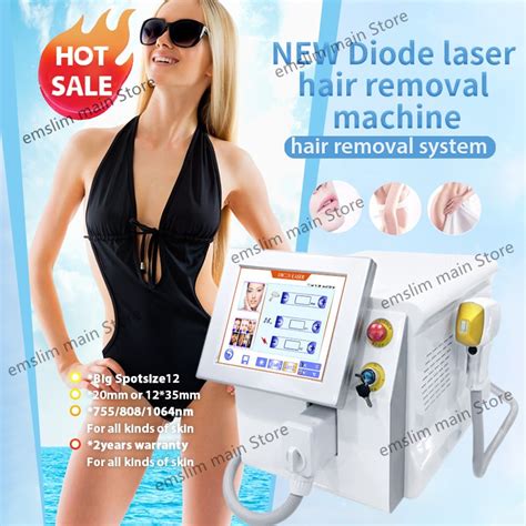 2023 novo portátil diodo laser 3 ondas 755 808 1064nm diodo laser corpo