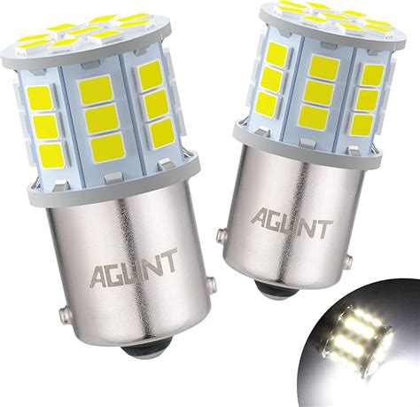 Amazon Fr AGLINT 1156 BA15S P21W LED Ampoule 382 1141 7506 12V 24V