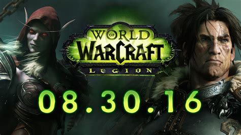 World Of Warcrafts Legion Expansion Gets Release Date August 30th