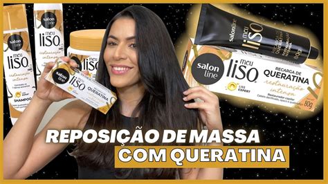 Testei Recarga De Queratina Salon Line Meu Liso Cabelo Encorpado E