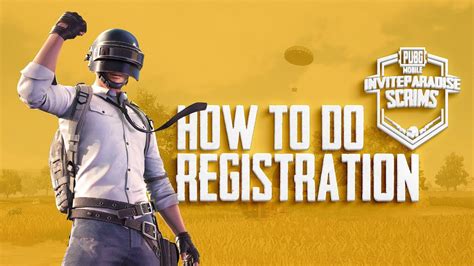 How To Do Registration In Pubg Mobile Scrims Inviteparadise Scrims