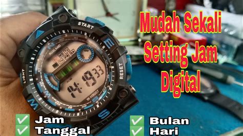 Cara Mengatur Jam Tangan Digital Youtube