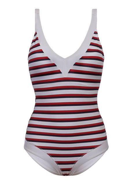 Слитный купальник с морским принтом 920271 - 920275 купить по цене 2499 ...