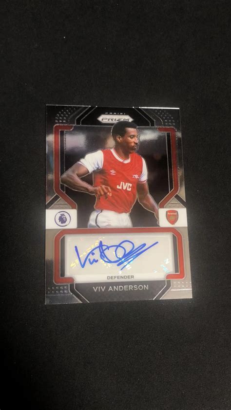 2022 23 Panini Prizm VIV ANDERSON 英超PZ 维维 安德森 阿森纳传奇 完美签字签名梦煜接代卖赵璐 卡淘