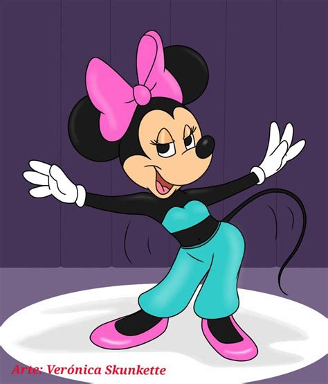 Minnie Mouse Belly Dancing By Veronica Skunkette Minnie Mouse Minnie