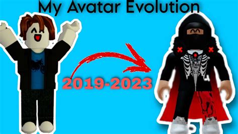 My Roblox Avatar Evolution First Vid Youtube