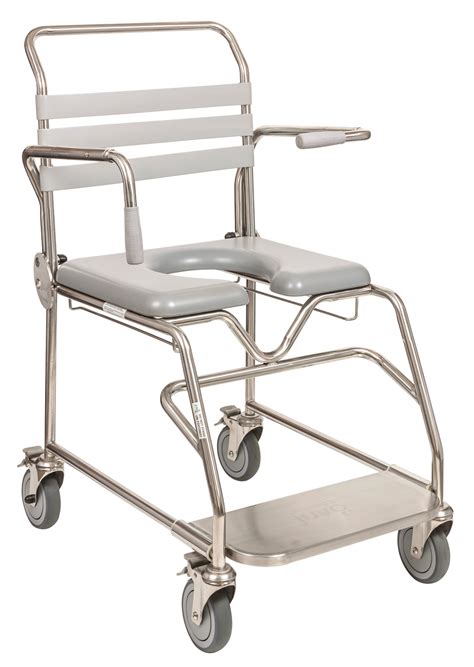 Mobile Shower Commode Wide Safety And Mobility