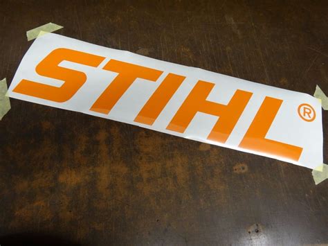 Large Stihl Decal Stickers Work Shop Sticker Forestry Chainsaw Wall