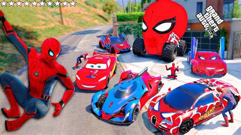 GTA 5 Stealing MODIFIED Luxury Vehicles With SPIDERMAN Jimmy Real