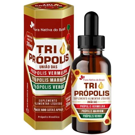 Como Tomar O Propolis Em Gotas - Tri Própolis Em Gotas ( Própolis Vermelha, Verde e Marrom) 20ml - Flora ...