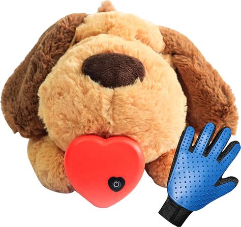 Puppy Heartbeat Plush Toy Comforts Dogs To Sleep Soft Plush Toy To