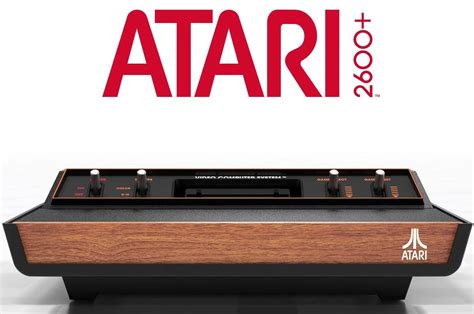 Retro Modern Atari 2600 Console Plays Classic Game Cartridges In High