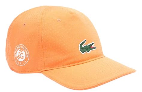 Berretto Da Tennis Lacoste Sport Roland Garros Cap Arancione Tennis