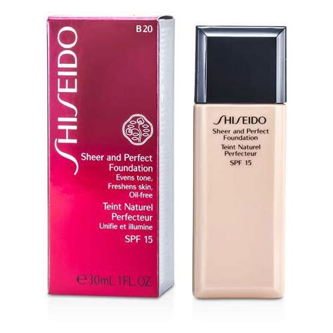 Shiseido Sheer And Perfect Foundation SPF 15 B20 Natural Light