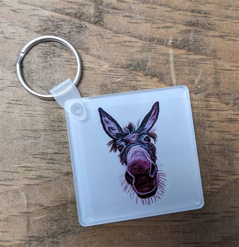 Acrylic Sublimation Keychains - Painted Donkey