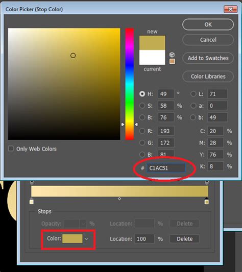 Cara Membuat Tulisan Warna Emas Di Photoshop Ide Perpaduan Warna Images