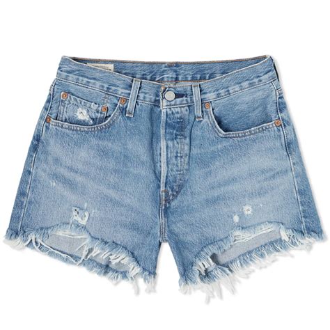 Levis Red Tab 501 Boyfriend Denim Short Oxnard Athens Mid Short End