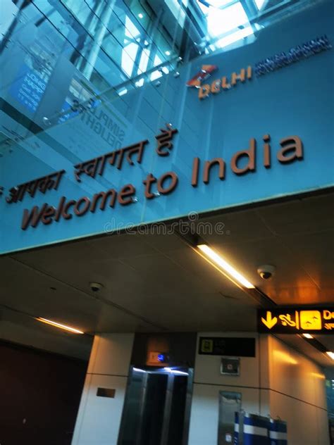 Indira Gandhi International Airport, New Delhi, India Editorial Stock Image - Image of clothing ...