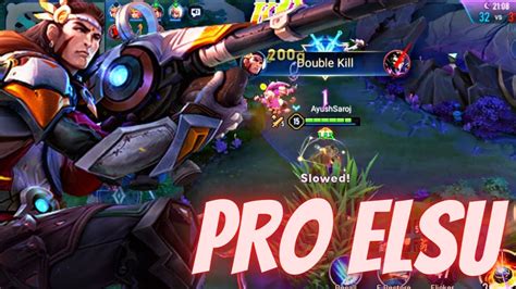 Aov Elsu Pro Gameplay Arena Of Valor Youtube