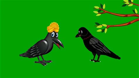 Female Crow Talking Crow Cartoon Animation Crow Crying Youtube