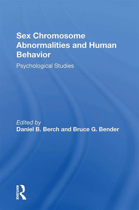 Buy Sex Chromosome Abnormalities And Human Behavior Psychological