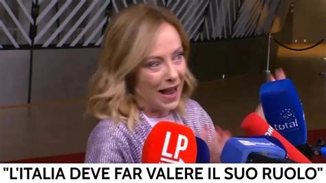 Giorgia Meloni Sulle Nomine Europee Al Termine Del Consiglio Youtube