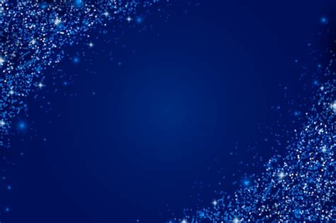 Free Vector | Realistic navy blue glitter background