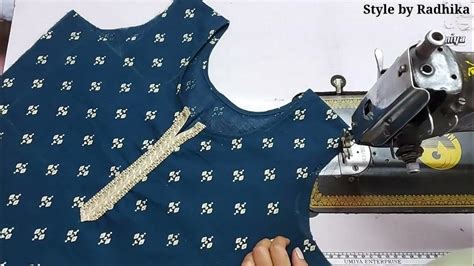 Kurti Cutting And Stitching Kurti Neck Design Easy Kurti Cutting For Beginners Youtube