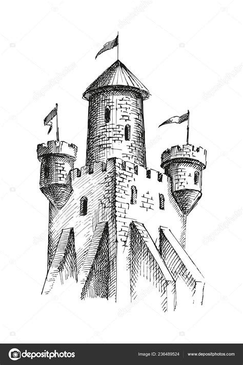 Castle Tower Drawing