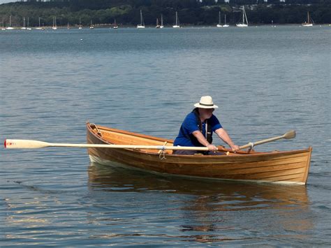 Paul Gartside Rowing Skiff Newly Built Wooden Rowing Boat For Sale