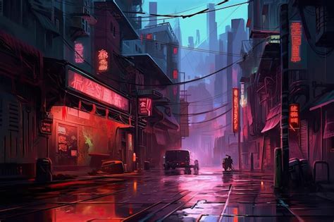 Cyberpunk Street D Juego M Vil Fondo Cyberpunk Ciudad Entorno Ciudad