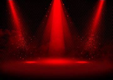 Red Stage Lights Background