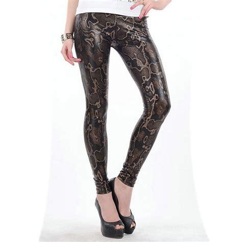 Sexy Snakeskin Print Leggings N12461