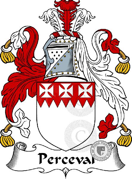 Coat of arms of family Perceval - Download Crest