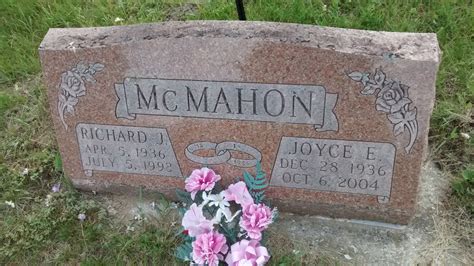 Richard J McMahon 1936 1993 Find A Grave Memorial