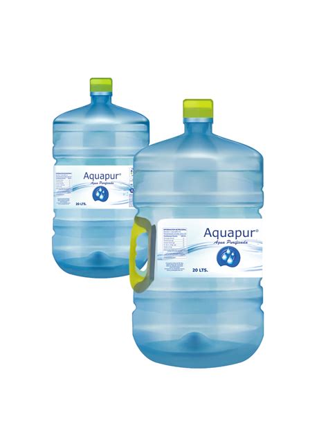 Bidones De Agua Purificada Con Manilla De 20 Litros Aquapur