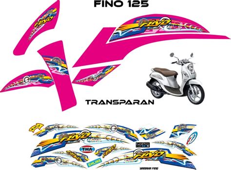 STRIPING TRANSPARAN FINO 125 LIST YAMAHA FINO 125 VARIASI STICKER 3