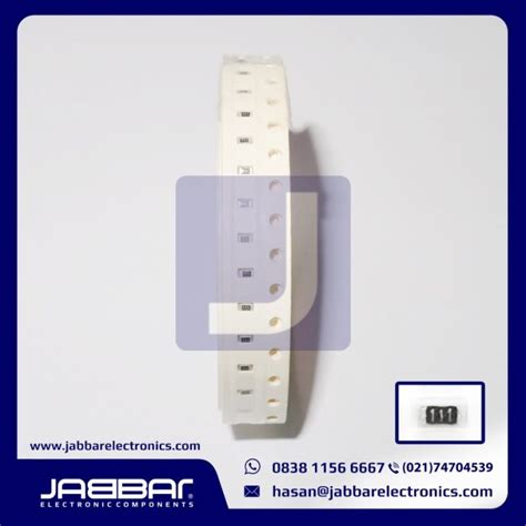 RESISTOR 111 110 OHM 1 10W Sepersepuluh SMD0603 Jabbar Electronics