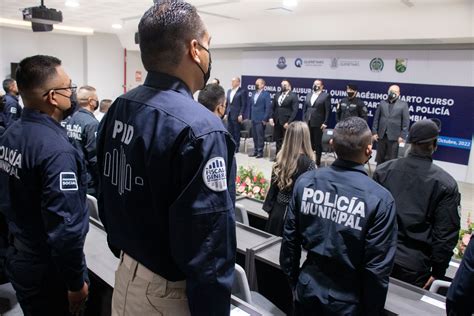 Egresa 3er Grupo De Policías Queretanos Capacitados Por Policía