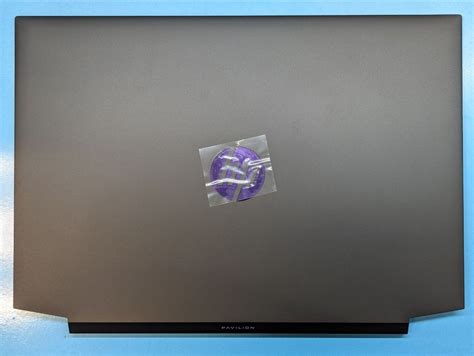 Крышка матрицы для ноутбука HP Pavilion Gaming 15-EC фиолетовый логотип ...